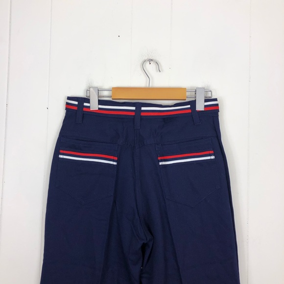 Deadstock 1970s Rebel High Waisted Flared Trousers Sz 32 - Picture 12 of 15